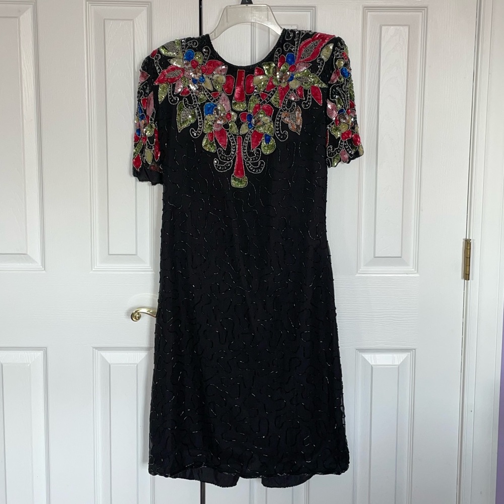 Sweelo multicolor sequin dress